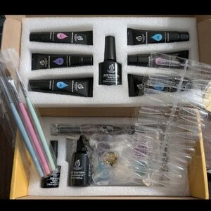 New In Box Beetles Extension Your Nail Fast Kit Gels, Tools,Decorations